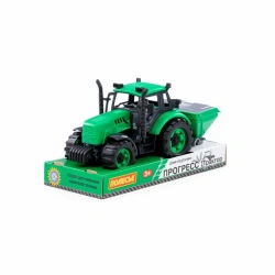 Tractor "Progress" agricultural inertial tractor (green) (in a tray), Article No. 94179