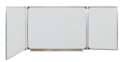 Magnetic marker board with rotating sections