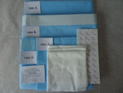 Single-use sterile surgical linen set