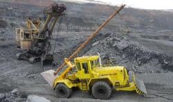 K-703MA-12-OP support carrier with bulldozer equipment "Kirovets" K-703MA-12-OP