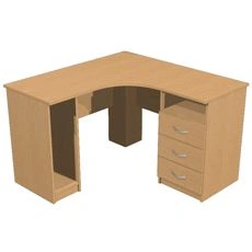 Corner computer desk, Konstanta series, model K-109