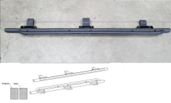 Off-road style sills+ fastening kit for JEEP WRANGLER JL 2018-