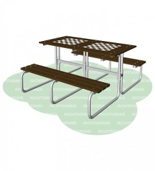 Table with benches (FSF plywood) Romana 302.06.00-01