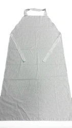 Apron from a set of medical insulating clothing reusable non-sterile