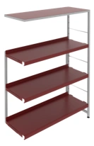 Metal shelving unit 880x300x1152 mm