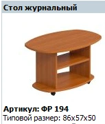 "Formula" Coffee table article FR 194