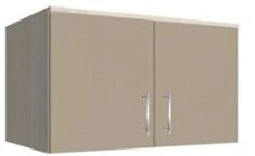 Double-leaf medical cupboard with mezzanine KSShm 2-07.1