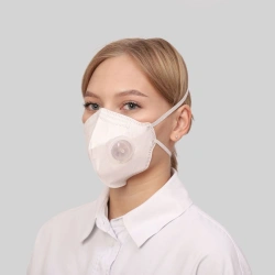 Filtering half-masks for protection against aerosols MIRA model MK2 series with exhalation valve protection class FFP2 NR D