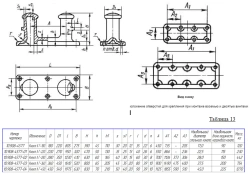 Knecht type 2 execution G (straight-cast) according to GOST 11265-73