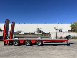 Semi-trailer-trailer with central arrangement of axles 49003T, on axle unit of LLC "MegaTron": MT-2900705.1410.3-1850, MT-290070