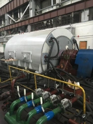Hydrogen-cooled turbogenerator of TVF-125M-2 type with nominal capacity of 110 MW. 70-169-2022