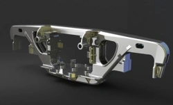 Cargo wagon bogie side frame 9896-10.20.00.000.000SB complete with side frame 9896-10.20.00.001