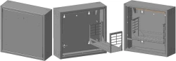 Reinforced wall-mounted distribution cabinet SHRNu-4U-215-21