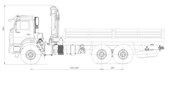 Flatbed truck with CMU special (version with CMU: ANT 1.8-2, ANT 2.5-2, ANT 4.4-1, ANT 5-2, ANT 7.5-2, ANT 8.5-2, ANT 10L).