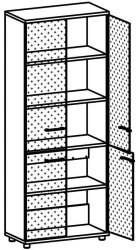 Filing cabinet 8105 Series "Galant"