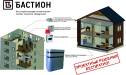 Quick-acting fire extinguishing system "BASTION"