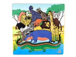 AFRICAN VICTURES puzzle frame-in-frame