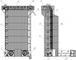 Modular shaft grain dryers SZSH-M