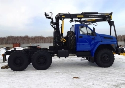 Truck-tractor with CMU 6378A6 on chassis Ural 73945-01