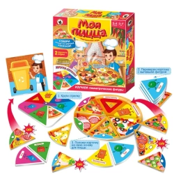 Twisting board game. "My Pizza"