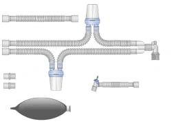 Respiratory devices for joint use with anaesthetic and resuscitation equipment, version: p