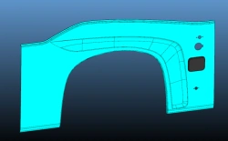 6292-401-5402505 SB Right front arch panel