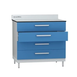 Cabinet for storage of medicines according to TU 32.50.30-007-32924160-2021, article number DM-4-109-15.K2.F4.