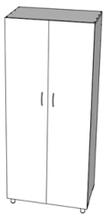 Cabinet for drying shoes and clothes