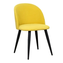 Solar upholstered chair on metal frame