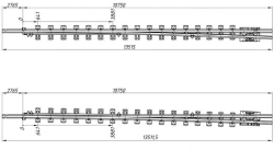Frame rail with 1/11 type P65 shank (project 2773.11.000B/-01; 2773.12.000B/-01)