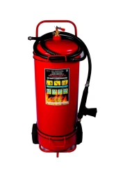 Air-emulsion mobile pumping fire extinguisher OVE-80(h)-AVSE-01