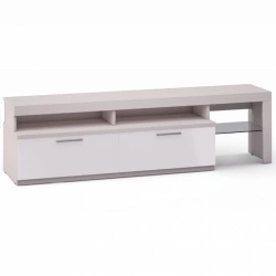 Rimini Ice T9E-01.CG/23P, TV cabinet with pedestal, 2 drawers right from Rimini Ice modular furniture set