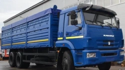 Flatbed truck, UZST brand, type UZST04, modification 174B-15 on chassis KAMAZ 65111-50