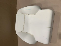 Front seat backrest padding without airbag 4458954