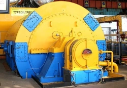 Turbogenerator of TVF-125-2 type with hydrogen cooling with nominal capacity of 125 MW. 70-033-02-12