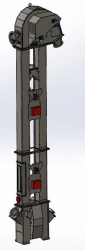 Galvanised grain elevator CSE-5