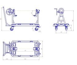 Trolley for KC TG-Spec1 KC-PM