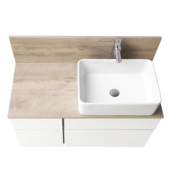 Worktop with panel Michelle 100 oak endgrain HDFP 1A253103MIX40 Aquaton1.A253.1.03M.IX4.0
