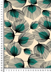 Mixed melange knitted fabric (XL-60%, PE-36%, PU-4%), single lined on the basis of kulirnoy glady