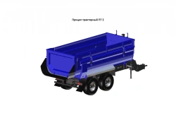 Tractor semi-trailer Tonar mod. PT 2 with axle units model PT 5