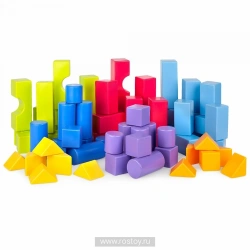 Constructor Geometrical figures / 60 pieces