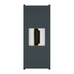 CADUCEUS ALING MODE Flush-mounted socket HDMI type A-A, 1M, anthracite, art. 6615.?