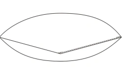 Pillow with synthetic fibre filling