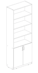 Cupboard for periodicals TV-ASHPR-2.37.01