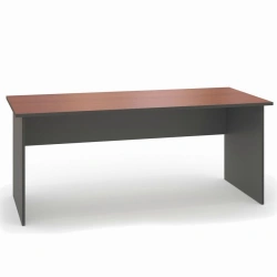 E81 Desk table from the office furniture set "Strategy", available in 2 textures: N.Milano and Grey.