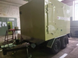 Disinfection unit DA-10M on chassis of two-axle trailer model 849181.