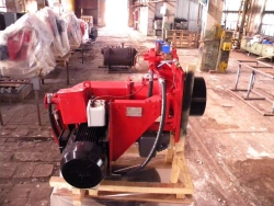 Liquid fuel burner APND-2,2 Automated, pneumatic, low-pressure, heat-producing capacity of 2,2 MW.