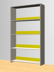 Plastic shelving unit STP