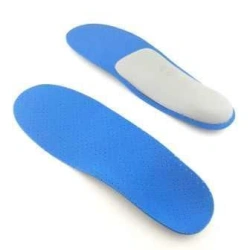 Inlays for orthopaedic footwear (including insoles, half insoles).