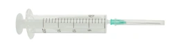 Injection syringe single use sterile two-detailed 20B "Luer" complete with injection needle 0,8 x 40 mm